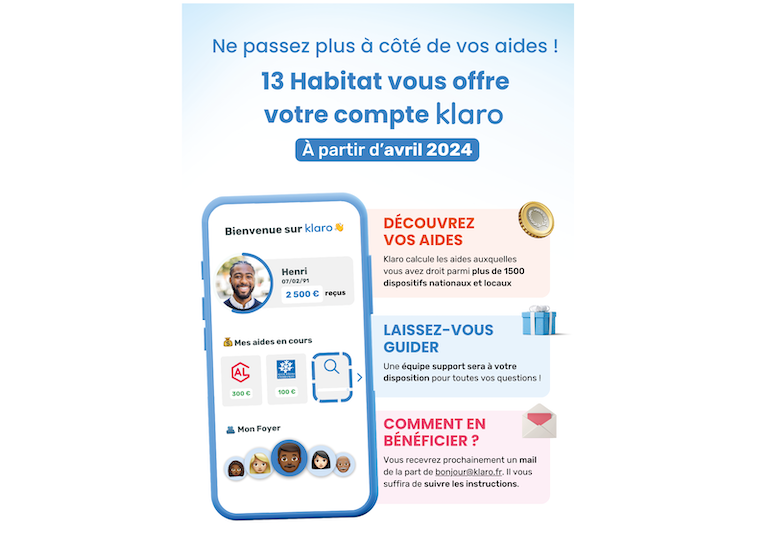 Klaro aide les locataires à percevoir les aides financières