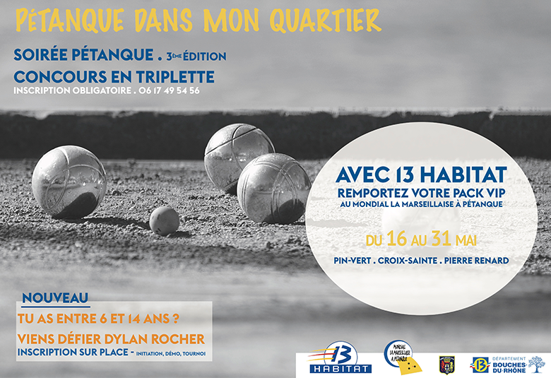 Soirées « pétanque dans mon quartier » : vous pouvez vous inscrire !