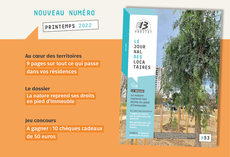 Le nouveau Journal des locataires du Printemps 2022 est en ligne !