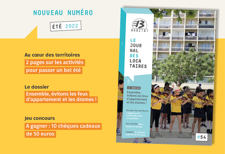 Le Journal des locataires de l'été 2022 est en ligne !