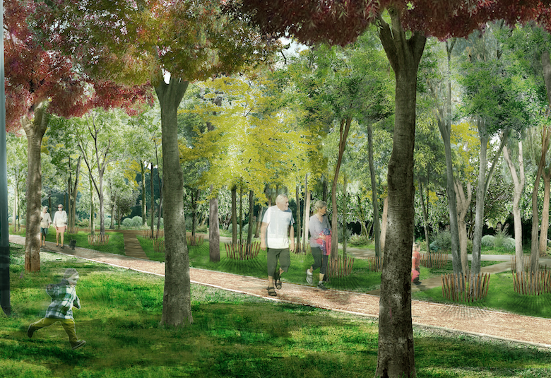 La plantation de la forêt urbaine de Mazargues a commencé