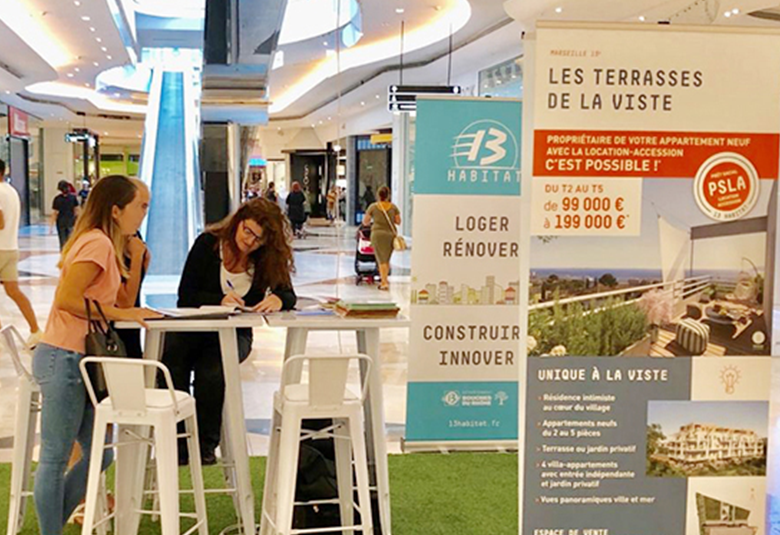 Quand 13Habitat vient à la rencontre des futurs propriétaires, les rendez-vous s’enchaînent !