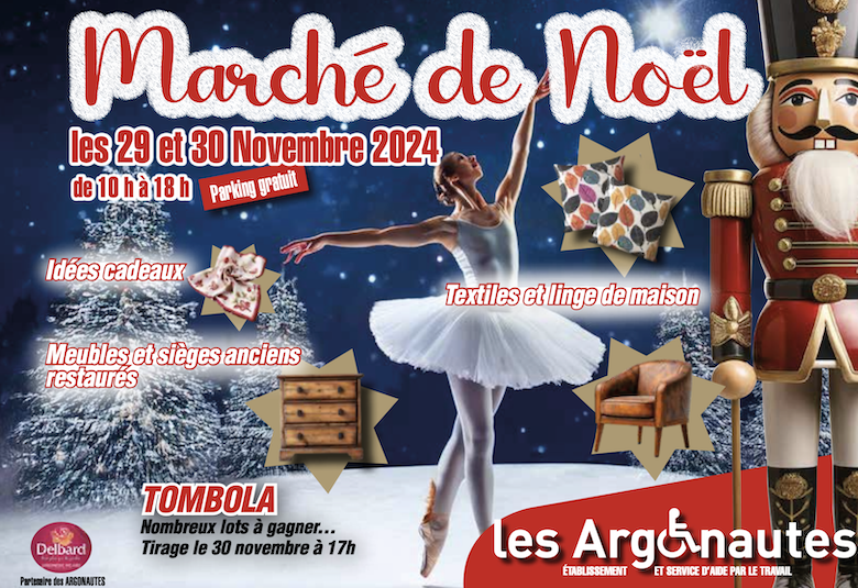 Marché de Noël de « nos » Argonautes les 29 et 30 novembre