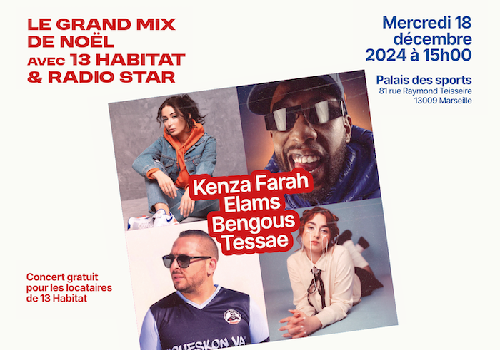 Le grand mix de Noël avec Kenza Farah, Elams, Bengous et Tessae ...