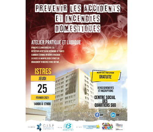 Atelier de prévention Accidents et Incendies domestiques