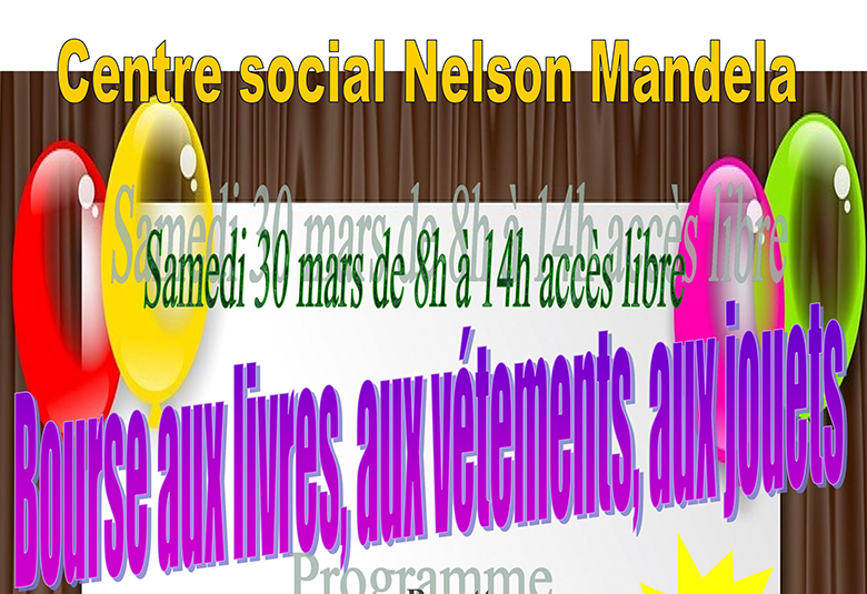 Bourse aux livres - Centre social Nelson Mandela Port-de-Bouc