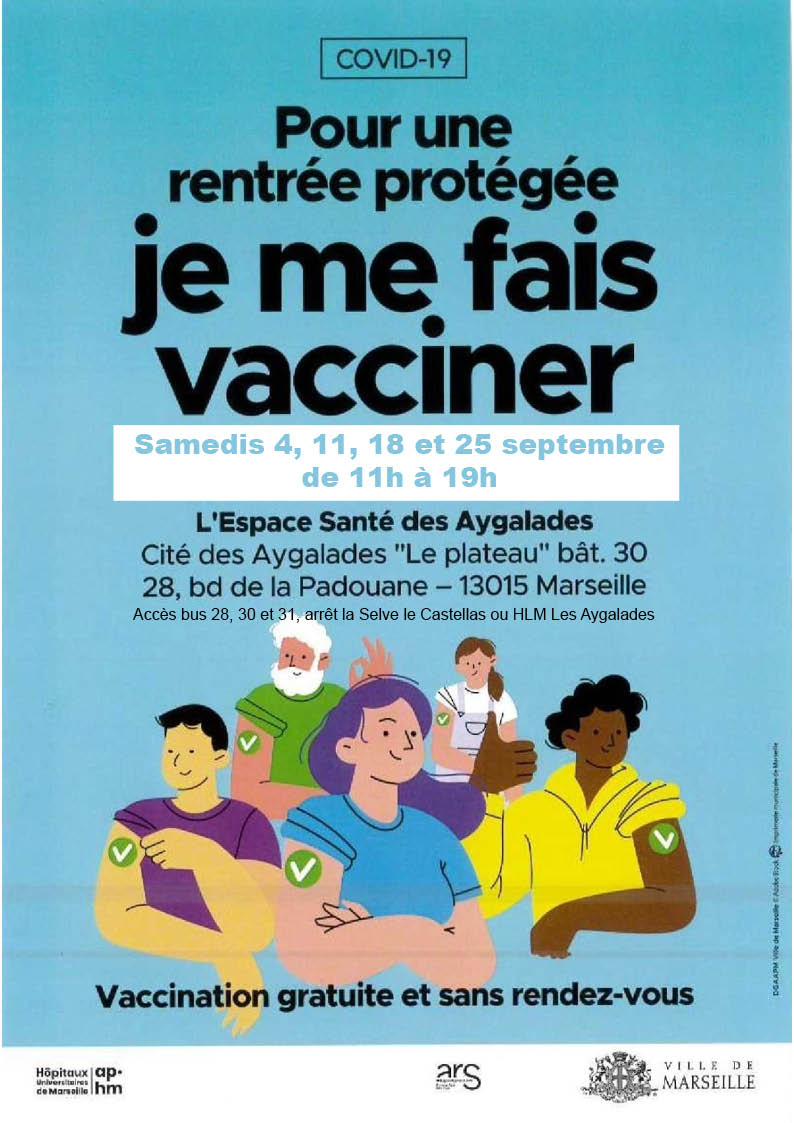 Vaccination aux Aygalades
