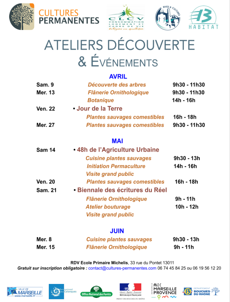Ateliers découverte et évènements