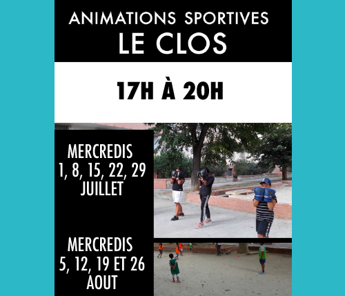 Animations sportives - Les Clos