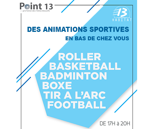 Animations ludiques et sportives cet été