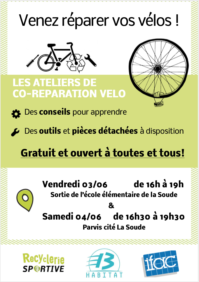 Ateliers de co-réparation vélo