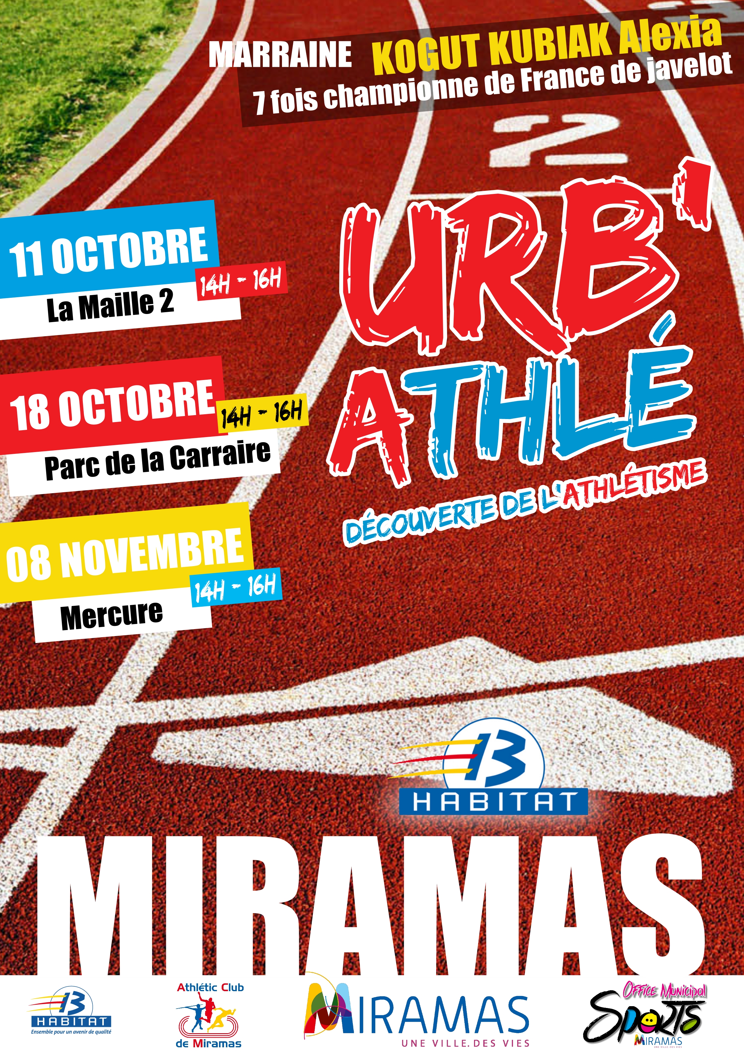 Ateliers "Découverte de l'athlétisme" - Le Mercure - Miramas