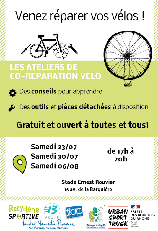 Atelier de co réparation de vélos