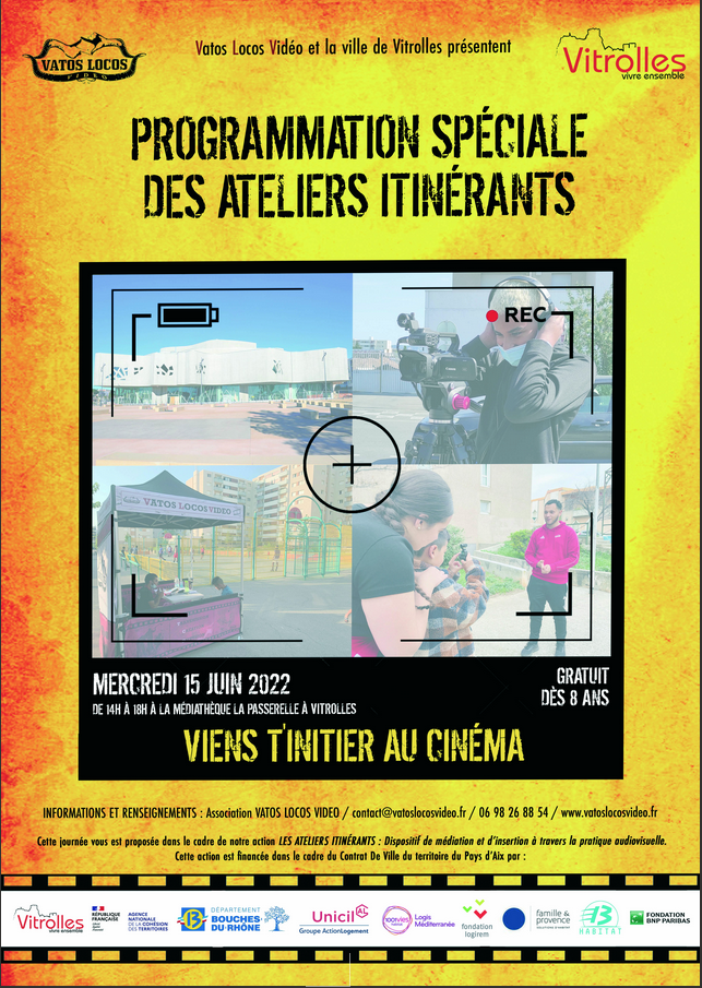 Ateliers d'initiation au cinéma