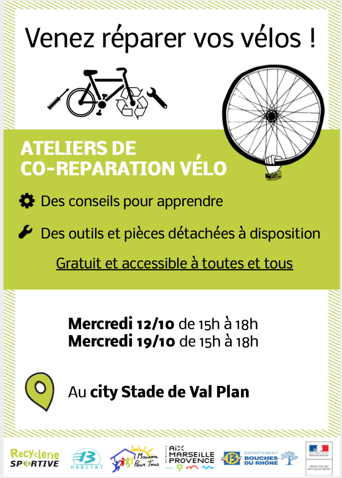 Ateliers de co-réparation vélo