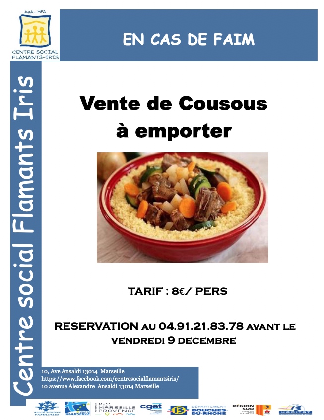 Vente de couscous