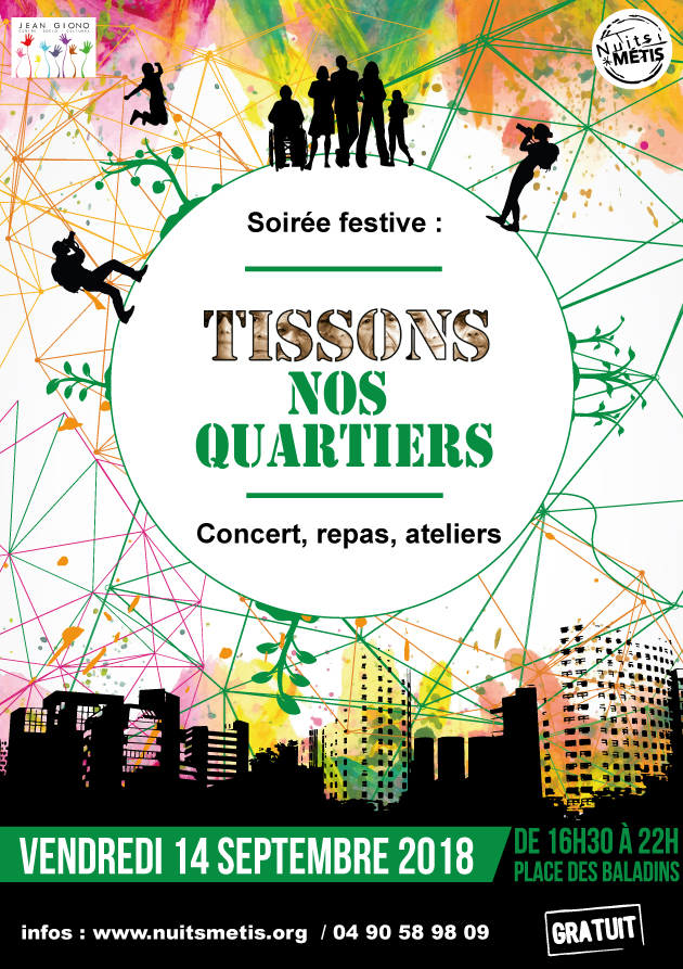 Soirée festive Tissons nos quartier ! Vend. 14 septembre à Miramas