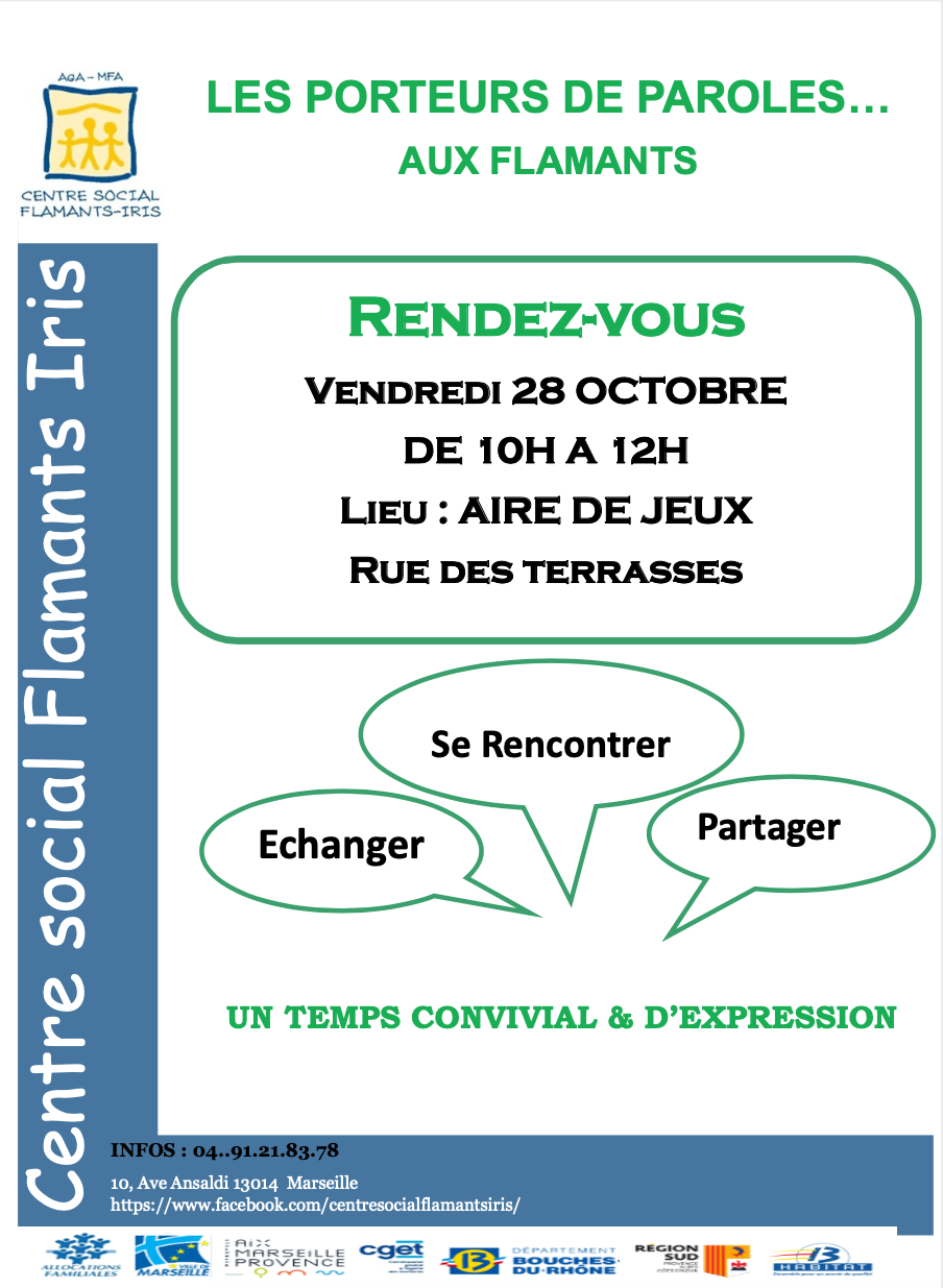 Les porteurs de paroles aux Flamants
