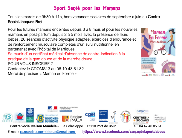 Sport Santé pour les mamans