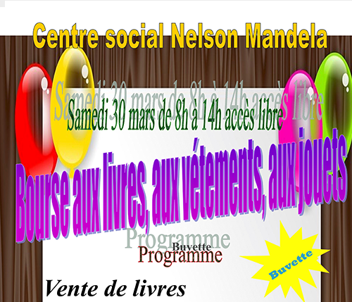 Bourse aux livres - Centre social Nelson Mandela Port-de-Bouc