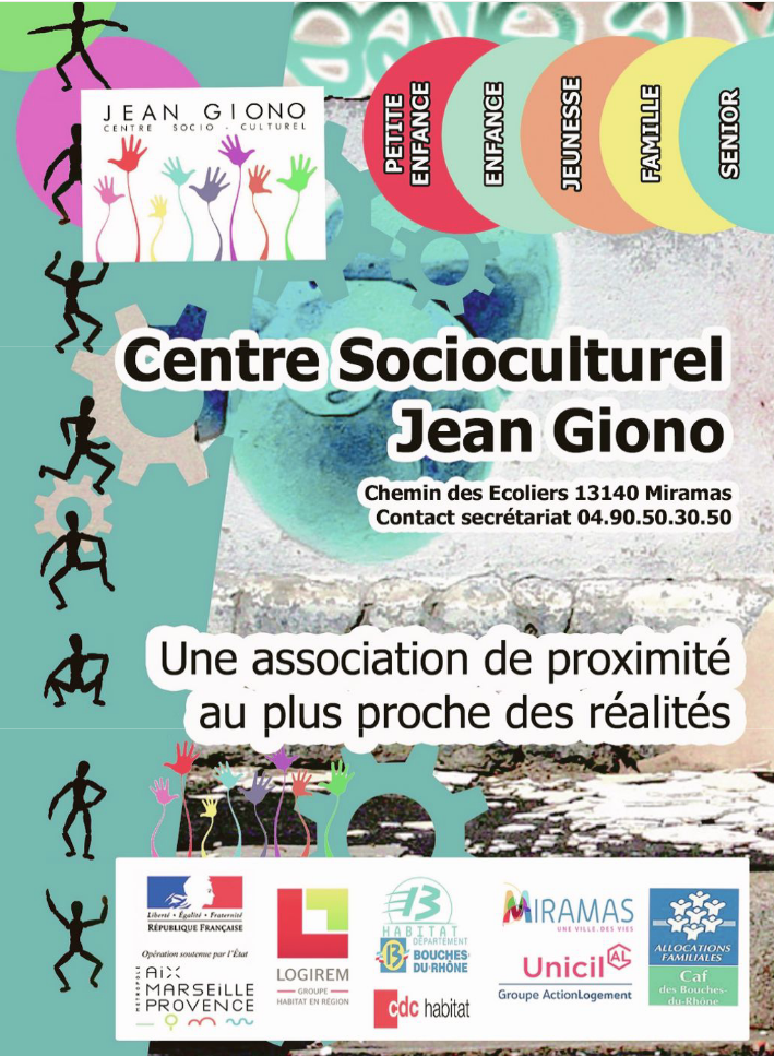 Programmation 2022 / 2023 du Centre Socioculturel Jean Giono