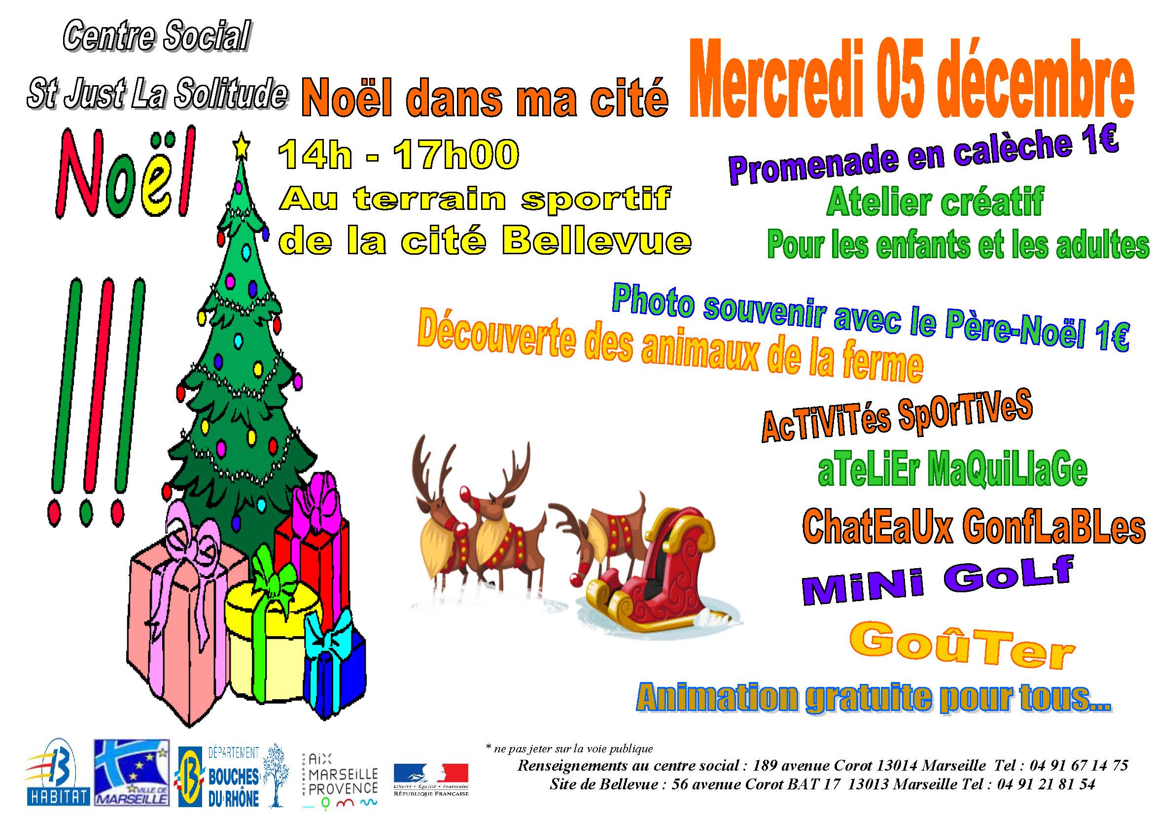 Noël dans ma cité - le 5 décembre  à St Just