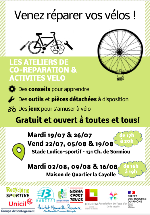 Atelier de co réparation de vélos