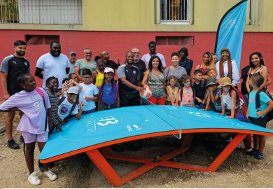 Teqball et breakdance pour se divertir et fraterniser