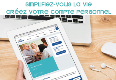 Créez votre compte personnel. Et simplifiez-vous la vie en toute sécurité !