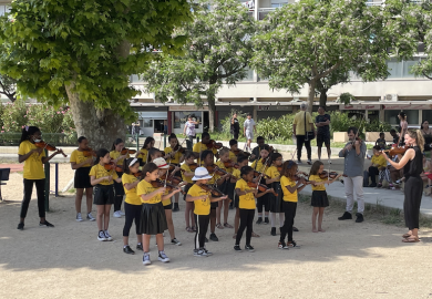 Concert inter-quartiers aux Aygalades (Marseille 15e)