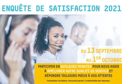 Enquête de satisfaction 2021