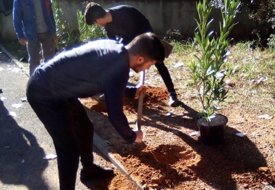 Un chantier éducatif  à Vitrolles