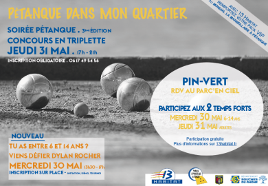 Dernière étape pour "Pétanque dans mon quartier" à Aubagne / Pin-Vert