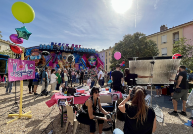 Notre résidence Francou transformée en plateau de cinéma !