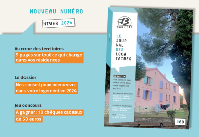 Le nouveau Journal des locataires est disponible !