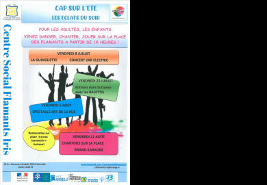 Les éclats du soir aux Flamants