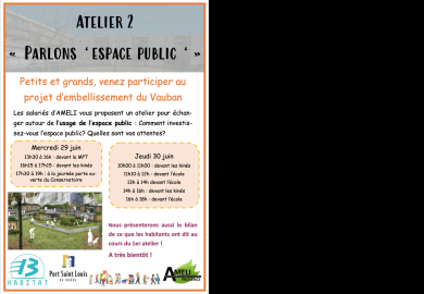 Atelier "Parlons Espace Public"