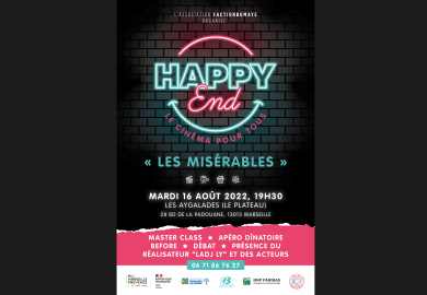 Happy End - Le cinéma pour tous - "Les Misérables" le 16 août aux Aygalades