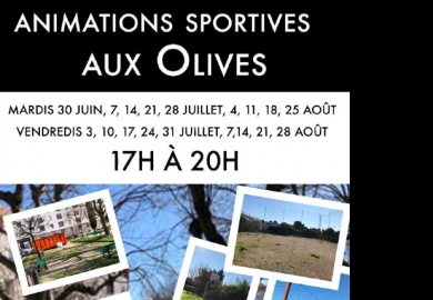 Animations sportives aux Olives