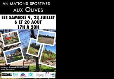 Animations sportives aux Olives
