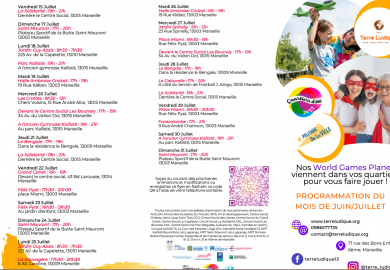 Programmation été de Terre ludique