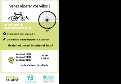 Ateliers de co-réparation vélo