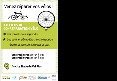 Ateliers de co-réparation vélo