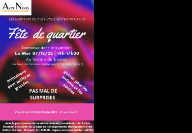 Fête de quartier - Le Clos