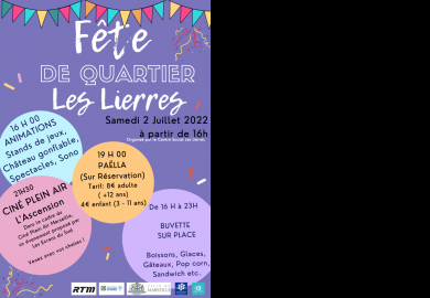 Fête de quartier Les Lierres