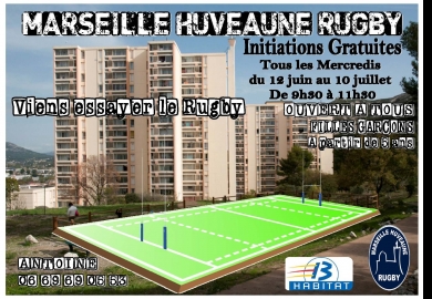 Initiations gratuites de rugby tous les mercredis  au Bosquet (13011)