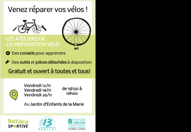 Atelier réparation de vélos