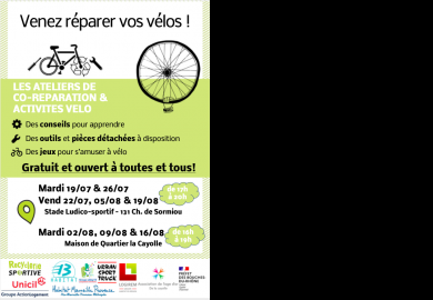Atelier de co réparation de vélos